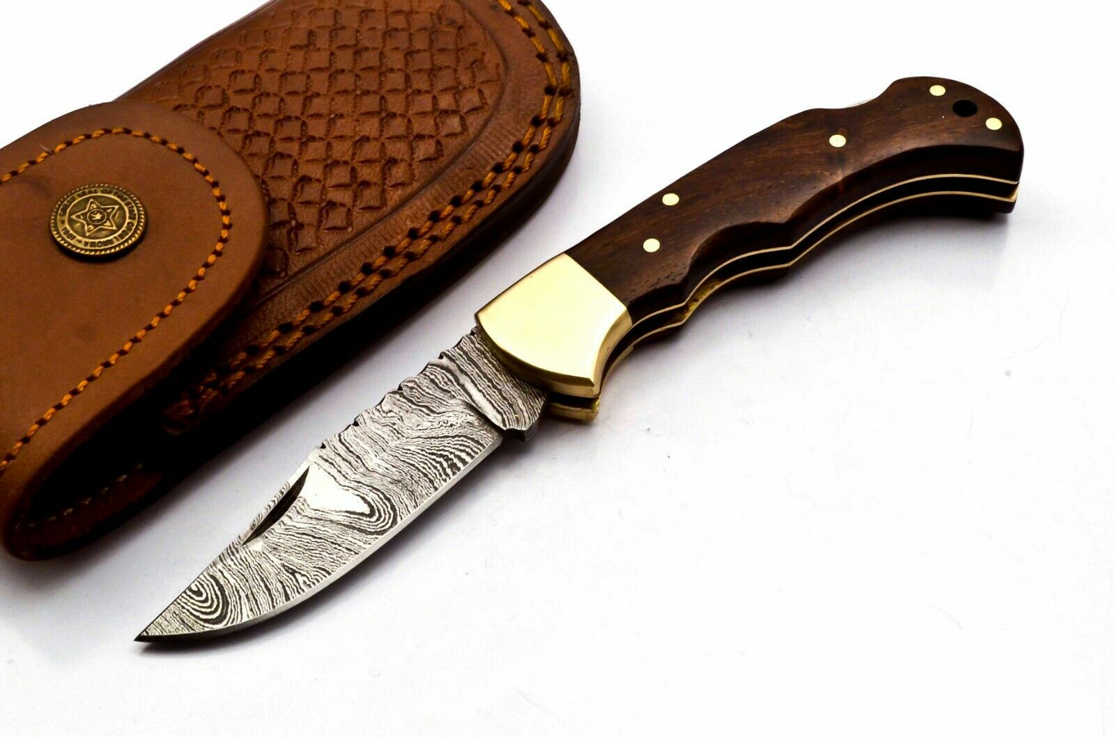 Details about   HANDMADE Damascus Steel Blade POCKET KNIFE,FOLDING KNIFE DAMASCUS STEEL HANDLE 
